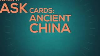 Bloom's Taxonomy Task Cards: Ancient China