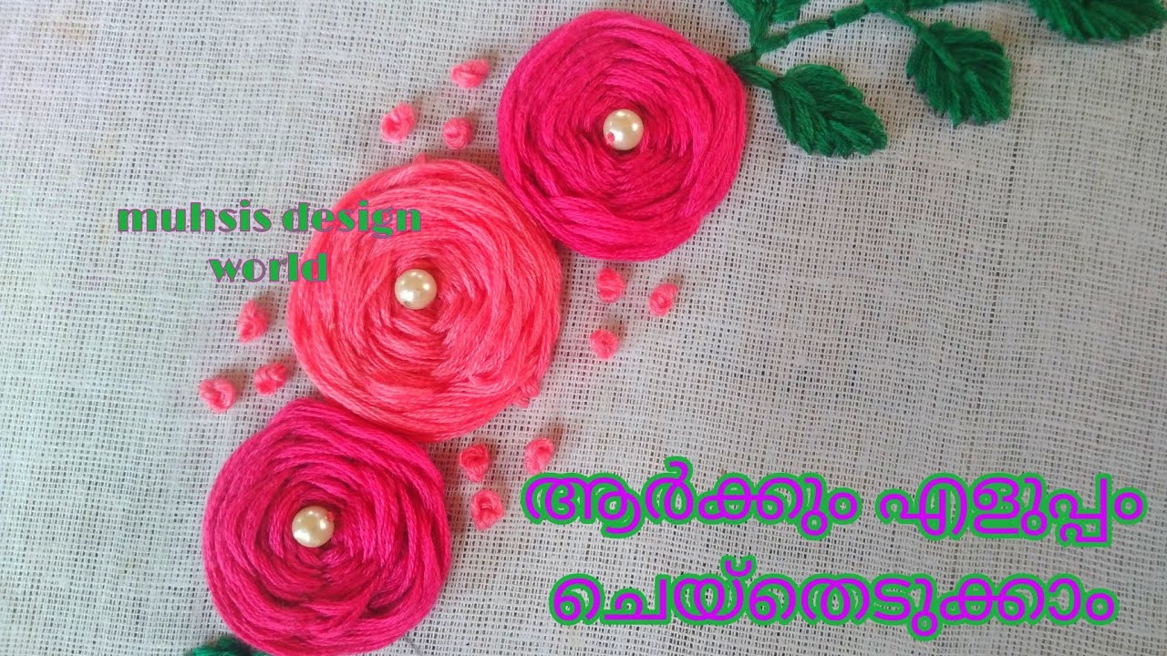 embroidery hoop art step by step muhsis design world/embroidery hoop