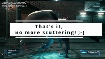 How to FIX stuttering in Final Fantasy VII Remake Intergrade (PC) [EASY FIX!]