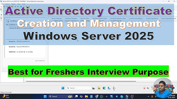Active Directory Certificate Creation and Management for Windows Server 2025 DCs