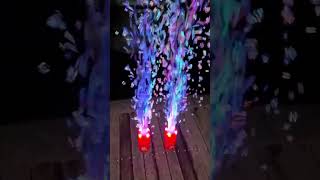 Fully automatic colorful fireworks bubble machine
