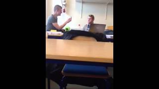 Guy puts condom on his head.. Funny sh** xD