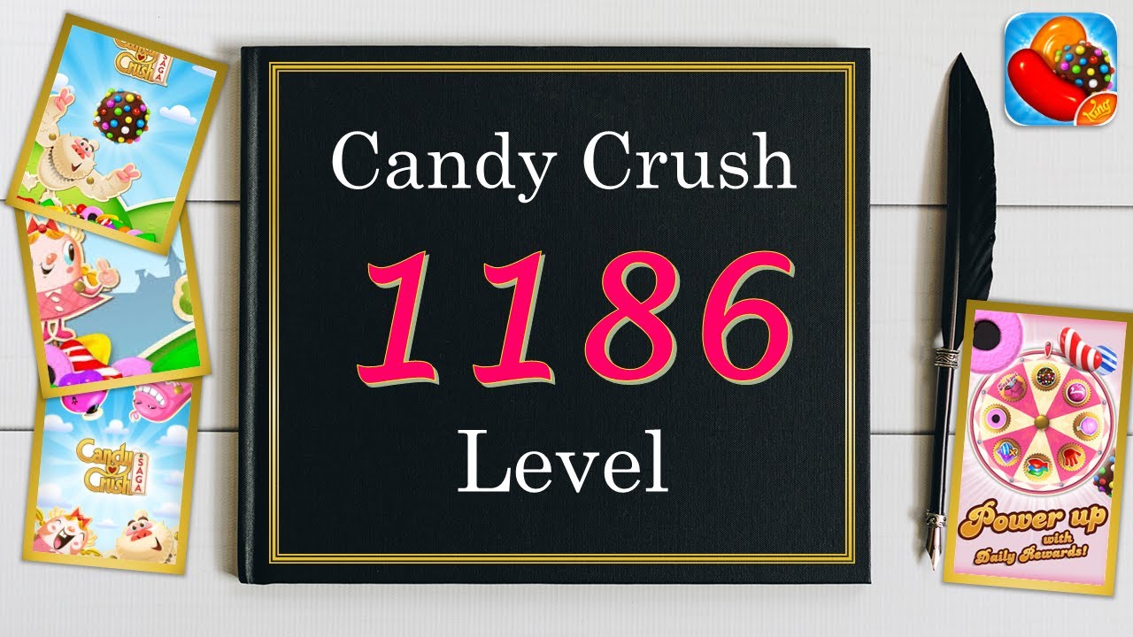 Candy Crush Level 1186 - YouTube