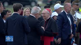 Departure of Pope Francis from Hungary 30 April 2023 HD