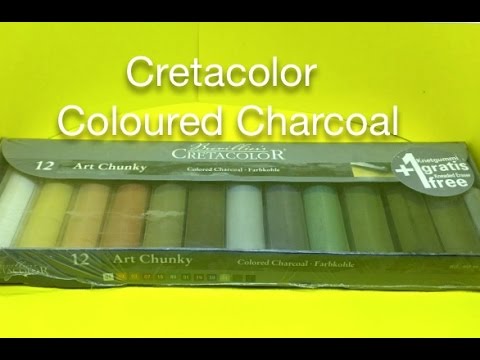 Cretacolor : Art Chunky Colored Charcoal Set Of 12