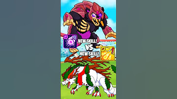 Bearmoryx New Skill VS Goldonyx New Skill Battle in dynamons world 🔥 #dynamonsworld #pokemon #shorts
