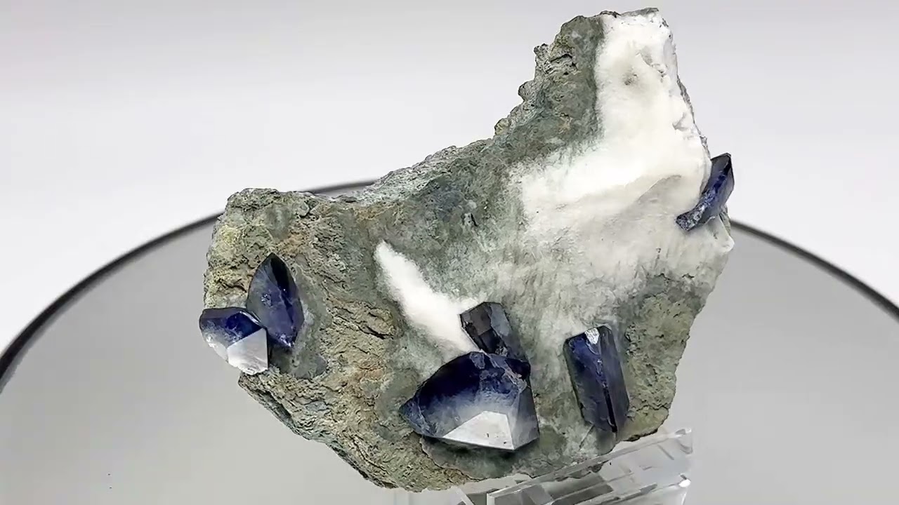 ベニト石 220(蛍光/大型結晶) カリフォルニア州 - 鉱物標本・隕石標本