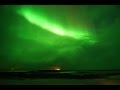 real time northern lights , shooting stars and a polar bear