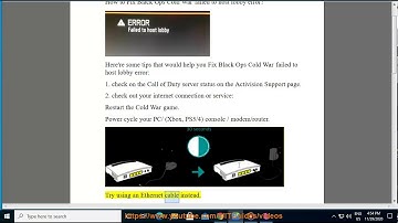 Fix Black Ops Cold War Failed to host lobby error (5/26/2022 Re-updated)