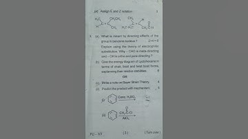 sambalpur university chemistry-H core -3 question paper ###