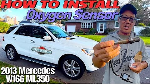How to install a Bank 1 Sensor 1 P0130 Check Engine Light O2 Oxygen Sensor W166 Mercedes Benz ML350