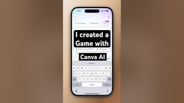 Canva code AI | I created a game using canva AI code #canvacodes #canvatutorial #canvaai