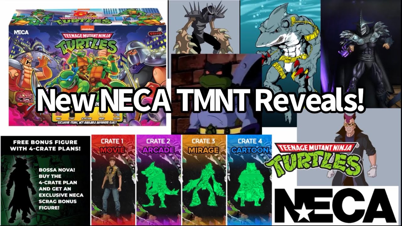 New NECA TMNT Reveals! Lootcrate Series 2 Plus New Super Shredder!