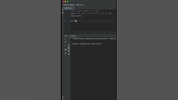 Python Tutorial: How to Sort a List #shorts