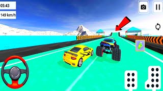 Car stunt racing car games 3d || Ramp Gadi Games || Impossible Gadi Racing || Racing Video Game 2021 screenshot 2