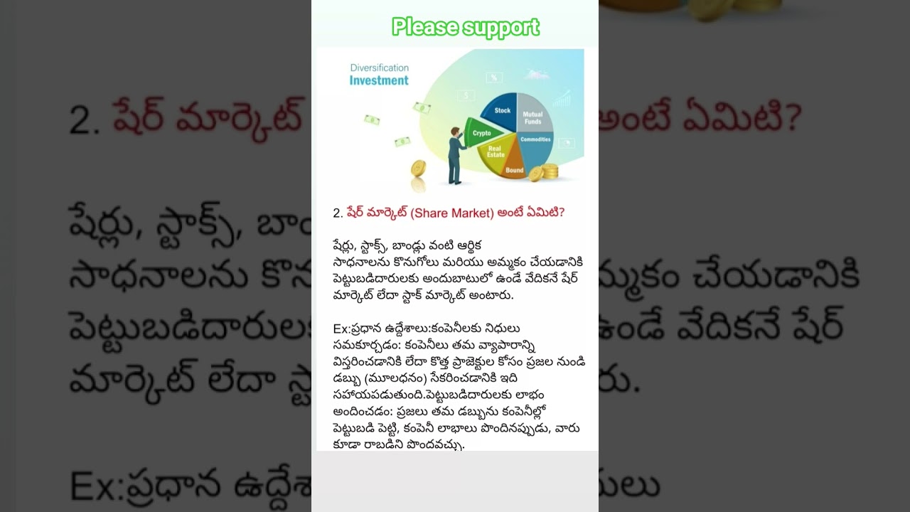 share market basic units , Share market in telugu, how is Share Market, 