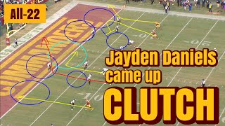 Jayden Daniels was CLUTCH vs the Philadelphia Eagles | Week 16 NFL All-22 Breakdown