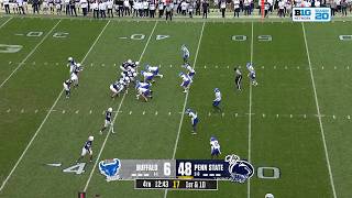 Cam Wallace 59-yard TD Run vs. Buffalo | Penn State Football