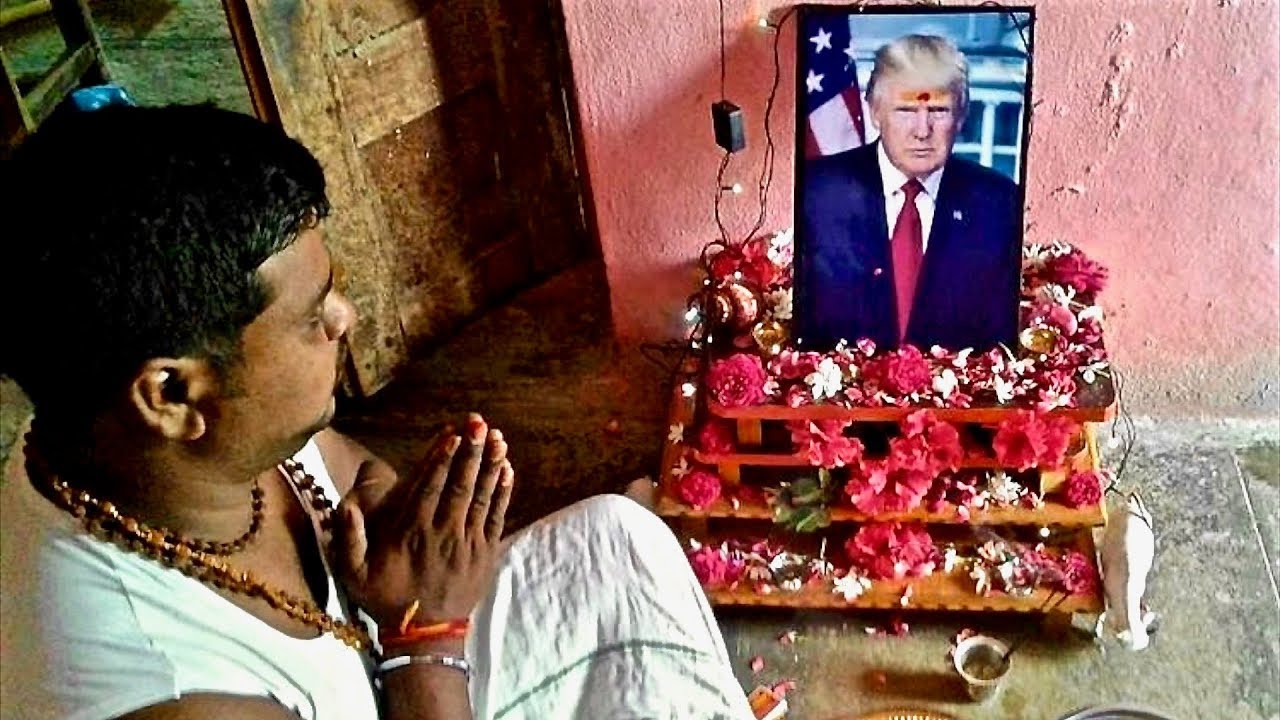 love Indian Farmer Worships Trump while Hindu Nationalists Praise Him