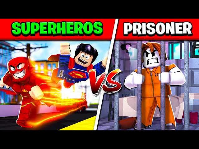 Superheros Vs Prisoners In Roblox Mad City Youtube - videos matching helping everyone escape prison roblox