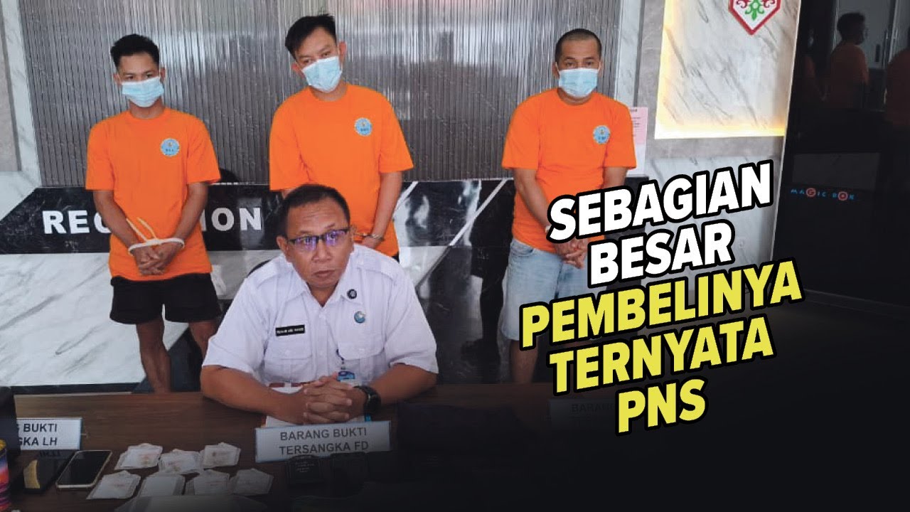 Tiga Pengedar Ditangkap, Sebagian Besar Pembelinya PNS Gunung Mas