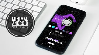 Best Nova Launcher Setup #113 | Cool Astronaut | Minimal Android Setup