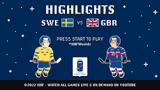 Highlights | Sweden vs. Great Britain | 2022 #IIHFWorlds