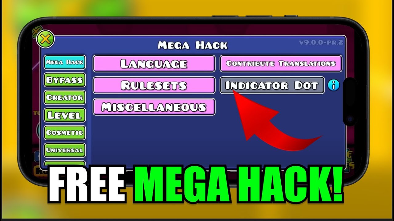 Mega Hack Download How I Got Mega Hack v9 for Free Download Geometry Dash Mod Menu - YouTube