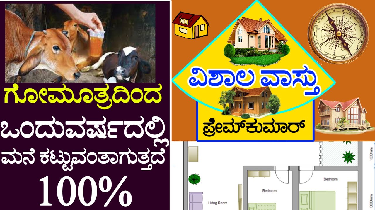 (54)ಗೋಮೂತ್ರ ವಾಸ್ತುವಿಗೆ ಮತ್ತು ನಮ್ಮ ಆರೋಗ್ಯಕ್ಕೆ ಯಾವ ರೀತಿ ಒಳಿತು | VISHALA VASTU | Kannada Vastu Remedies