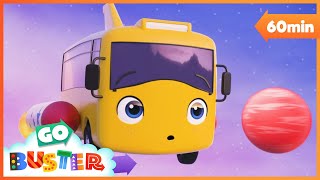 Buster the Rocket Bus Goes Space Exploring Song! | Go Buster - Bus Cartoons &amp; Kids Stories