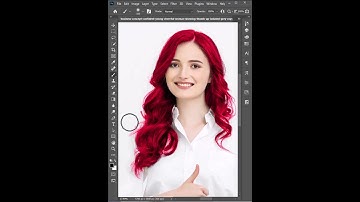 How to change hair color in photoshop #shorts