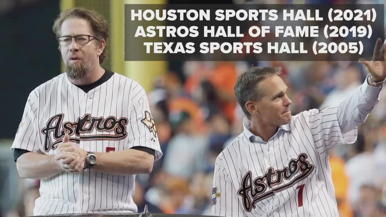 Craig Biggio, Jeff Bagwell among those elected to 2021 Houston Sports Hall  of Fame class - YouTube