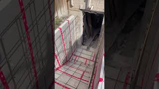 Basement side entrance