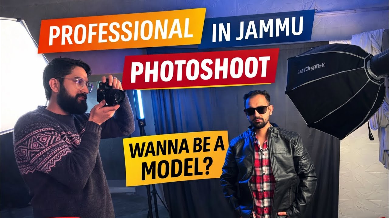 Professional Photoshoot in Jammu | Wanna Be a Model? | Mumbai-Style Shoot | DSBOSSKO Studios