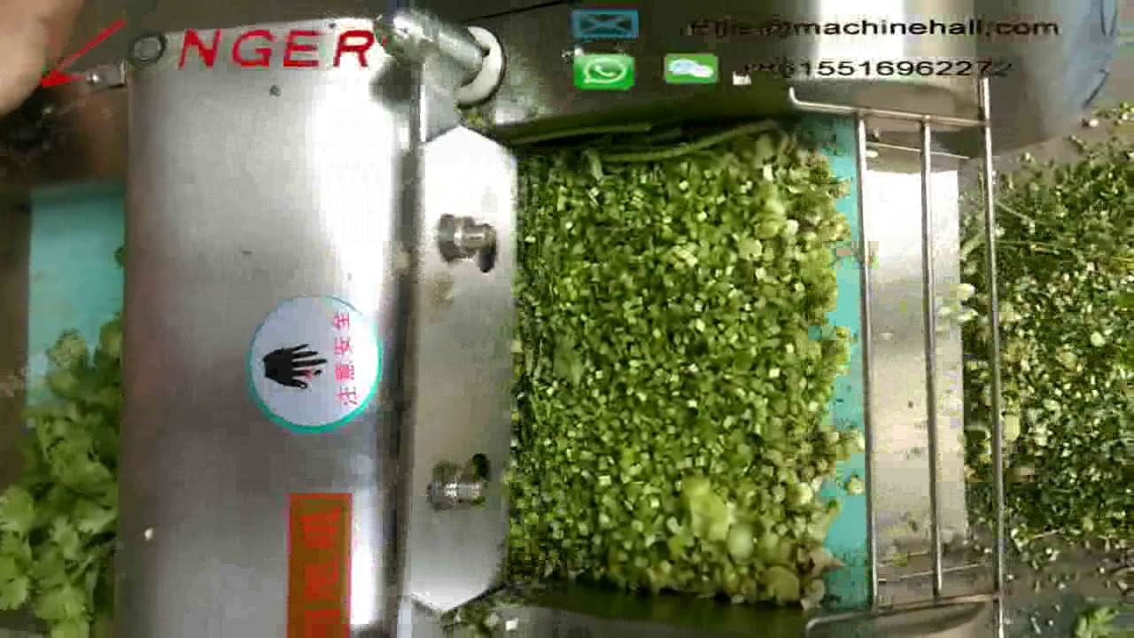 Commercial Vegetable Chopper Machine For Parsley 