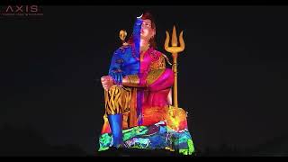 Statue of Belief projection mapping at Nathdwara, Rajasthan, India