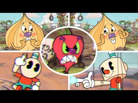 Cuphead - All Secret Bosses Comparison (Before and after Update)