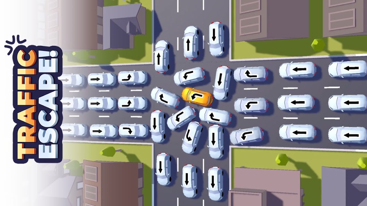 Traffic Escape! Review and Gameplay. Mobile puzzle cars game.
