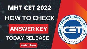 MHT CET Answer Key 2022 | How to check answer key MHTCET 2022