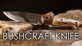 Deer Antler Bushcraft Knife