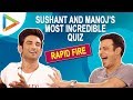 Sushant Singh Rajput & Manoj Bajpayee PLAY The Most HILARIOUS QUIZ Ever | Sonchiriya