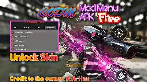 codm mod menu v1.8.40/unlock skin operator and weapon/antiban/aimbot/wall/tutorial/vn