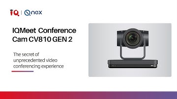 Next-Gen AI PTZ Camera - IQMeet Conference Cam CV810Gen2