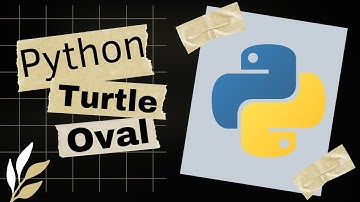 Python Turtle oval | How to create an oval shape in Python Turtle