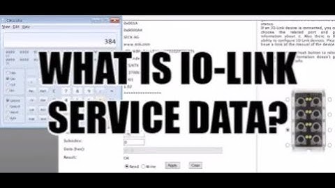 SICK IO-Link Master Integration, part 3 of 4: Understanding Service Data