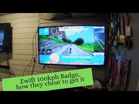Zwift 100kph Achievement