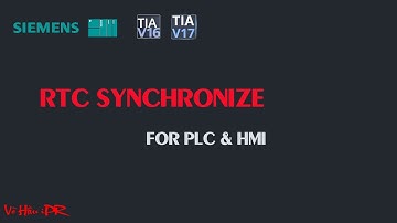 RTC SYNCHRONIZE by TIA PORTAL Siemens |  Local time PLC vs HMI Siemens | Online setup tutorial