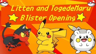 Litten/Togedemaru Blister Opening-