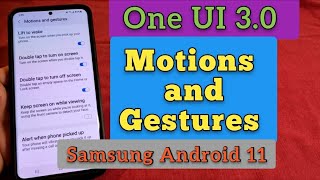 motions and gestures advanced features for Samsung Galaxy phones  - android 11 | One UI 3.0 screenshot 4