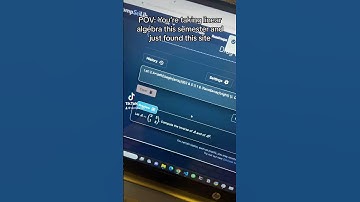 Pass your linear algebra course with step by step solutions on CompSciLib 🤩 #linearalgebra #math #st